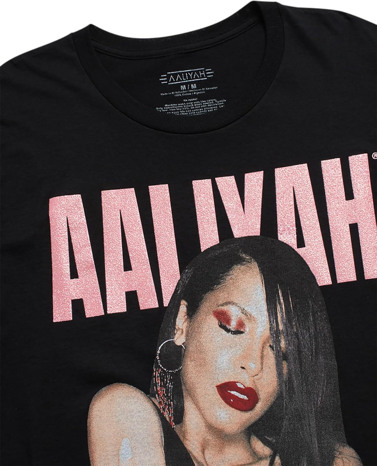 Aaliyah Womens T Shirts - Soft Lightweight Crewneck Graphic Tees Concert Tshirts - Y2k Shirts for Women (Sizes: S-XL) - Image 3