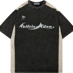 Aelfric Eden Graphic Tees Y2k Mens Oversized T Shirt Racing Washed Streetwear Shirts Unisex Casual Summer Tops