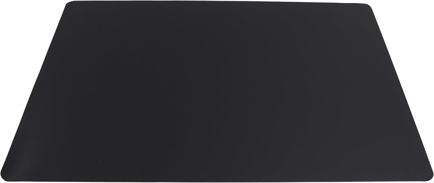 Artistic Desk Pad, Desk Protector Mat, Keyboard and Mouse Pad, Work from Home Essential, X Large, Black