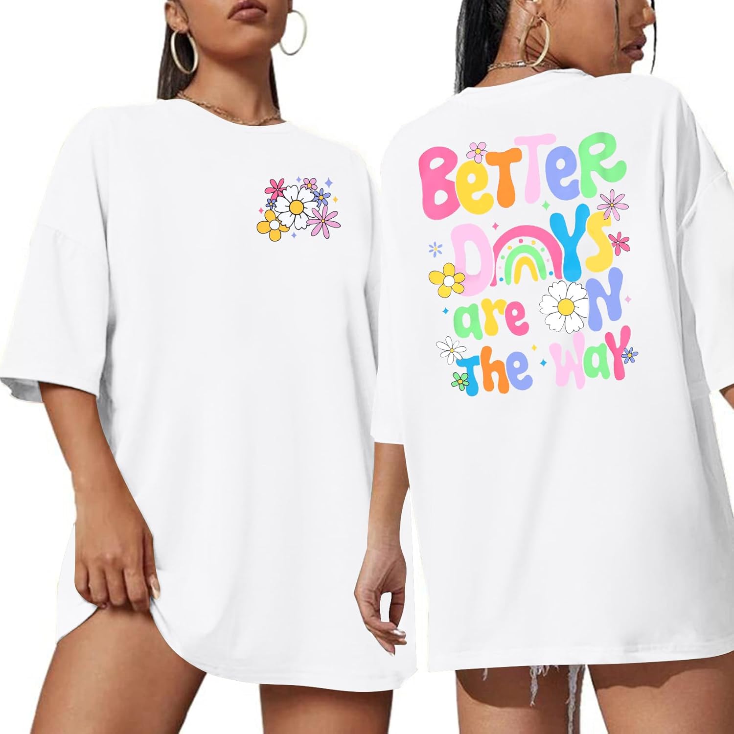 ASTANFY Oversized Tshirts for Women: Deserve Day Shirt Funny Skeleton Shirts Casual Oversized Graphic Tees Tops - Image 11