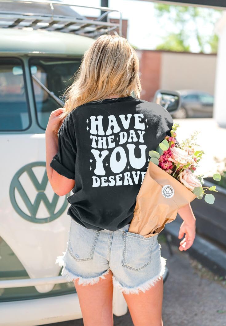 ASTANFY Oversized Tshirts for Women: Deserve Day Shirt Funny Skeleton Shirts Casual Oversized Graphic Tees Tops - Image 2