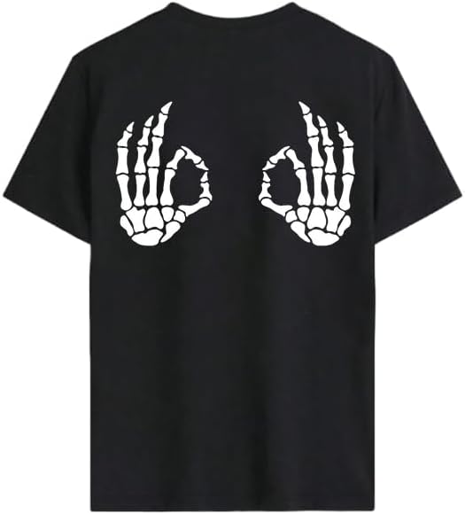 Avanova Women Graphic Letter Print Oversized T Shirt Short Sleeve Casual Summer Loose Fit Tee Top - Image 4