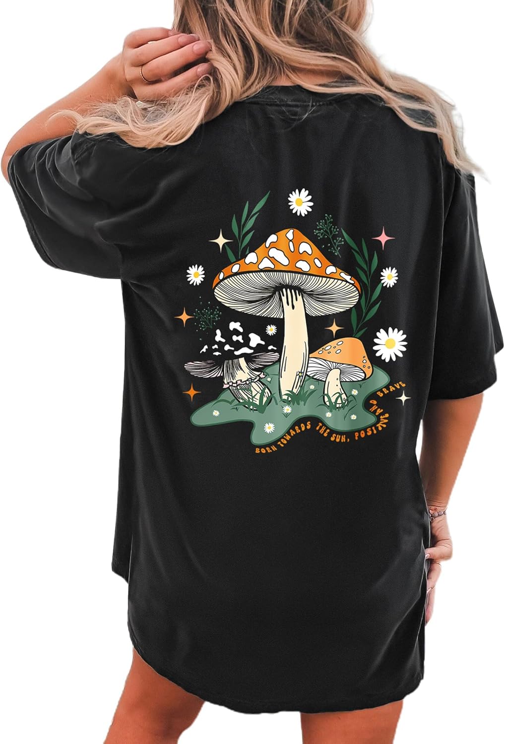 Avanova Women Graphic Letter Print Oversized T Shirt Short Sleeve Casual Summer Loose Fit Tee Top - Image 10