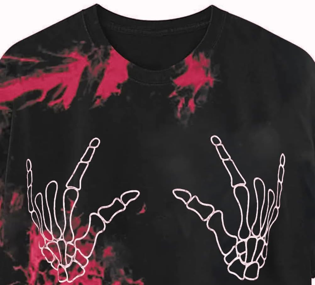 Avanova Women Graphic Letter Print Oversized T Shirt Short Sleeve Casual Summer Loose Fit Tee Top - Image 4