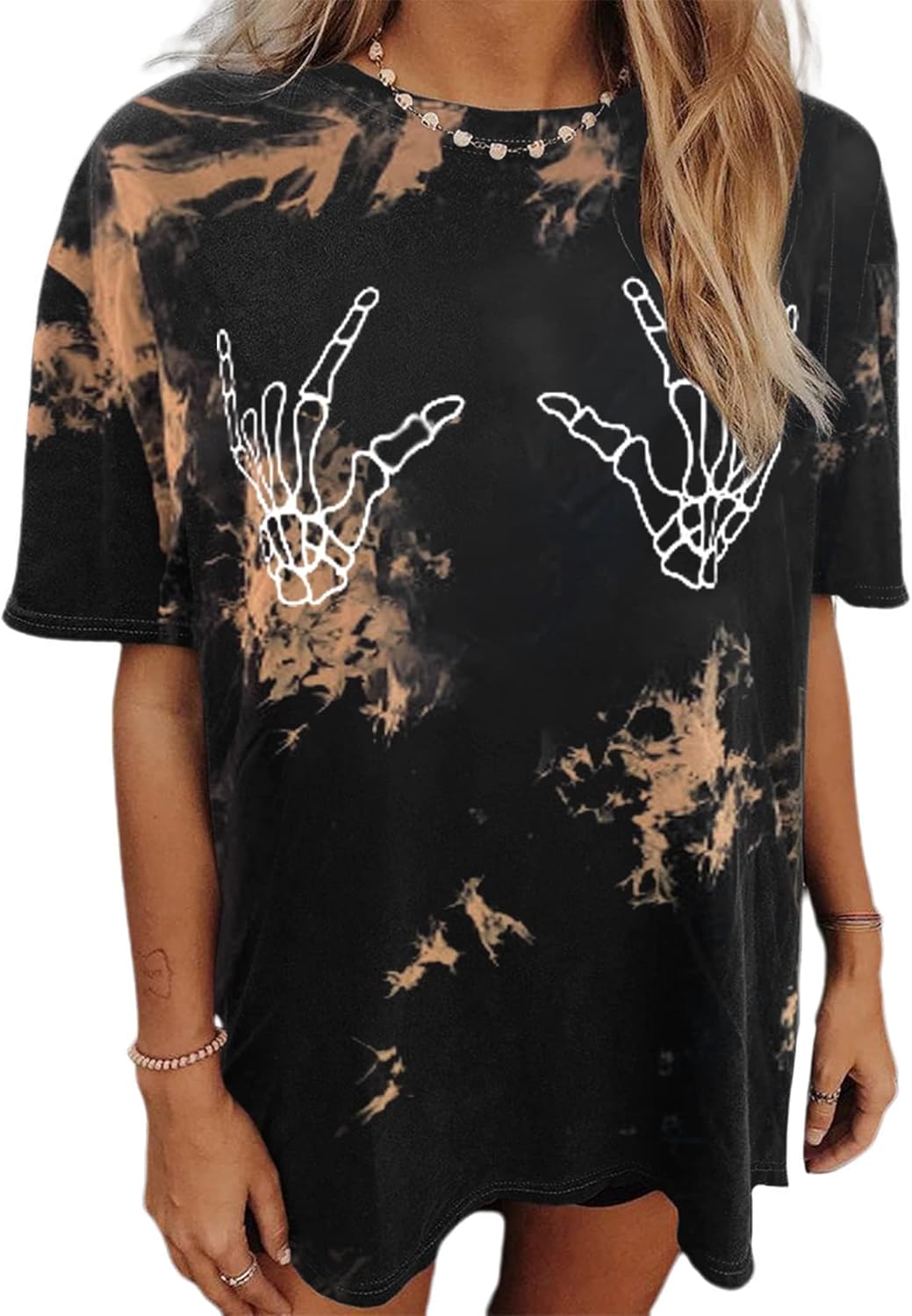 Avanova Women Graphic Letter Print Oversized T Shirt Short Sleeve Casual Summer Loose Fit Tee Top - Image 9