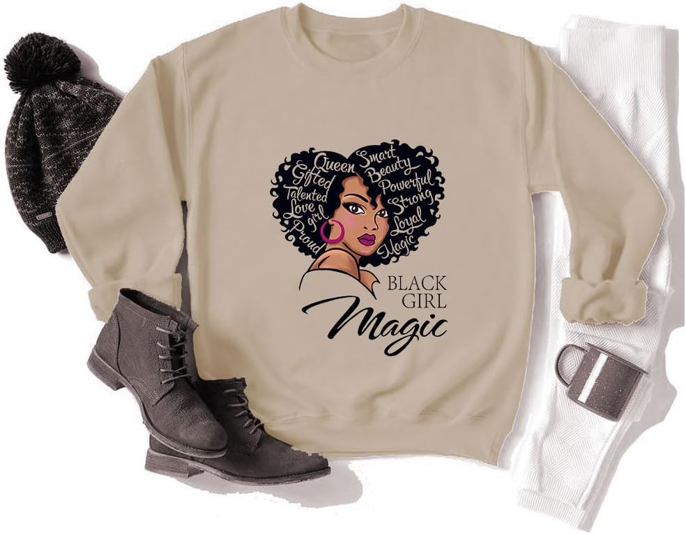 Black History Shirts Awareness Shirts Plus Size Tops for Women Afro American Natural Hair Vintage Melanin Tees - Image 9