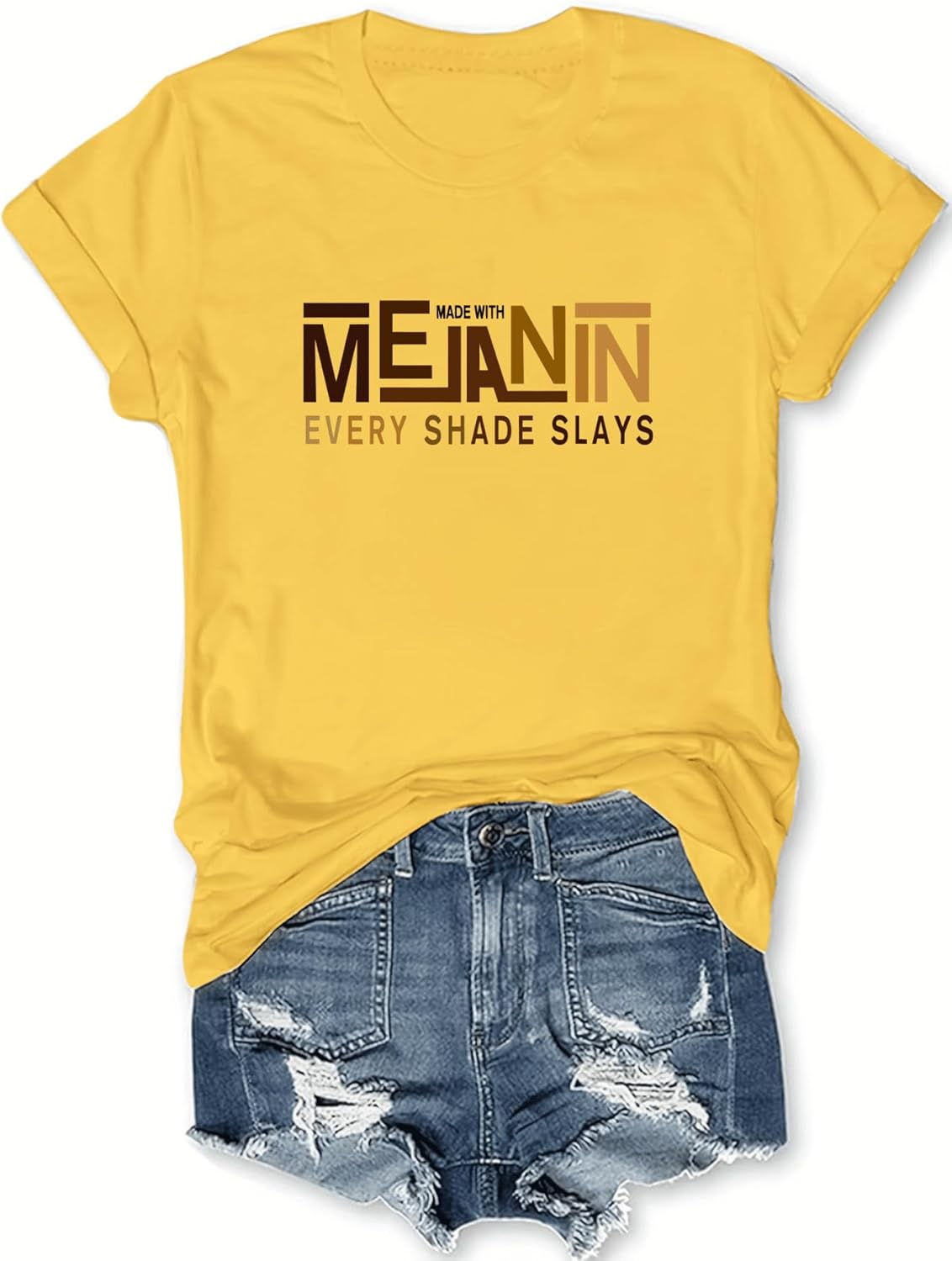 Black History Shirts Awareness Shirts Plus Size Tops for Women Afro American Natural Hair Vintage Melanin Tees - Image 8