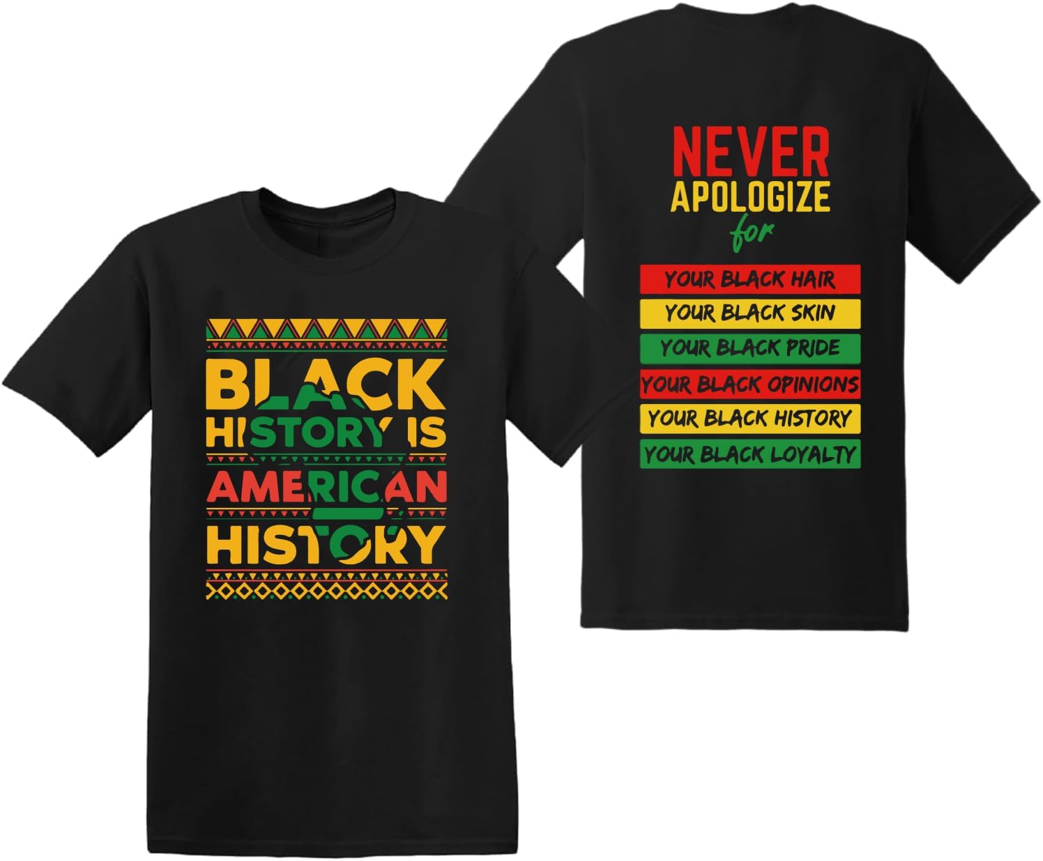 Black History Shirts Awareness Shirts Plus Size Tops for Women Afro American Natural Hair Vintage Melanin Tees - Image 21