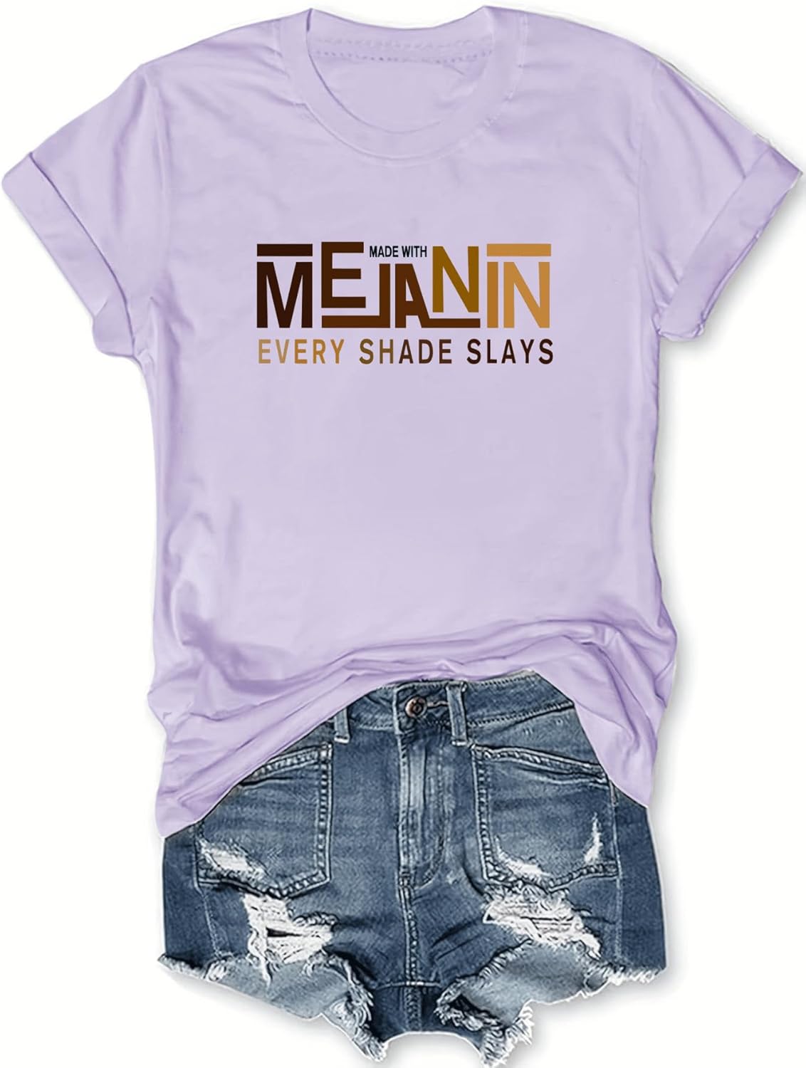 Black History Shirts Awareness Shirts Plus Size Tops for Women Afro American Natural Hair Vintage Melanin Tees - Image 23