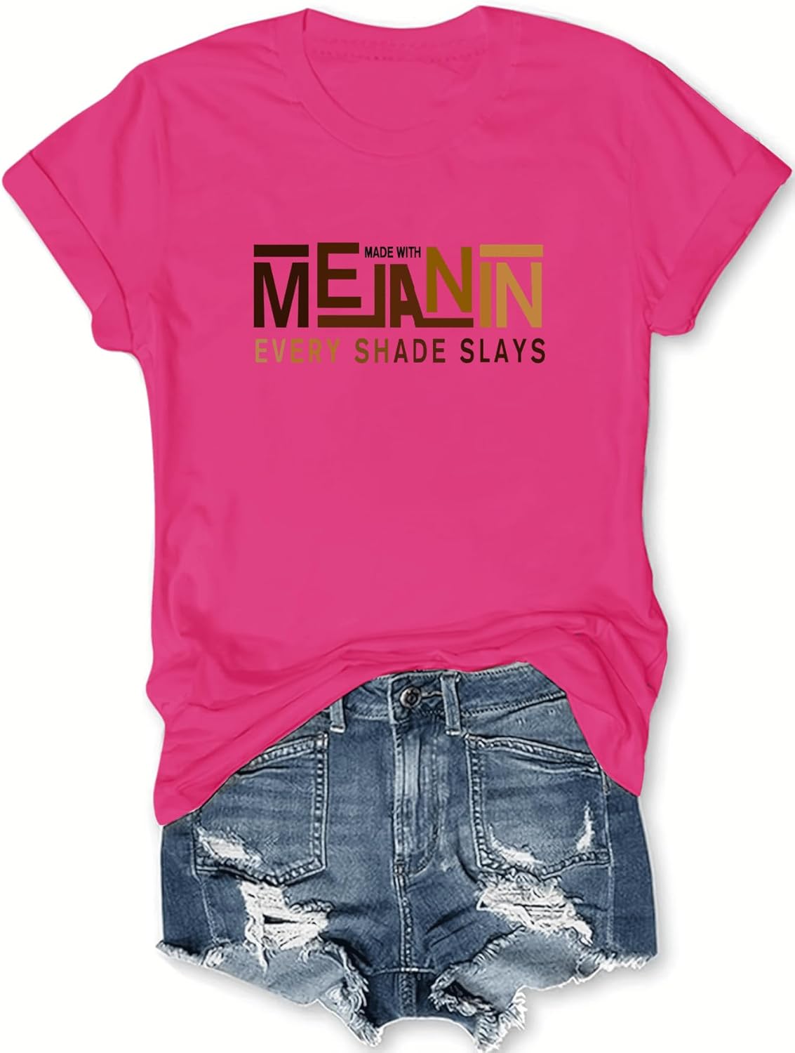 Black History Shirts Awareness Shirts Plus Size Tops for Women Afro American Natural Hair Vintage Melanin Tees - Image 11