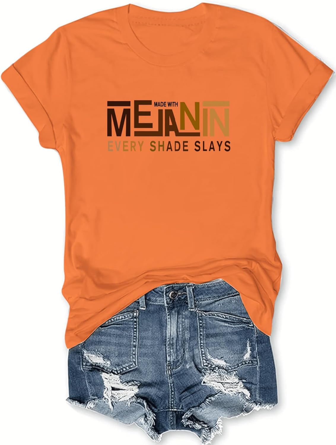 Black History Shirts Awareness Shirts Plus Size Tops for Women Afro American Natural Hair Vintage Melanin Tees - Image 6