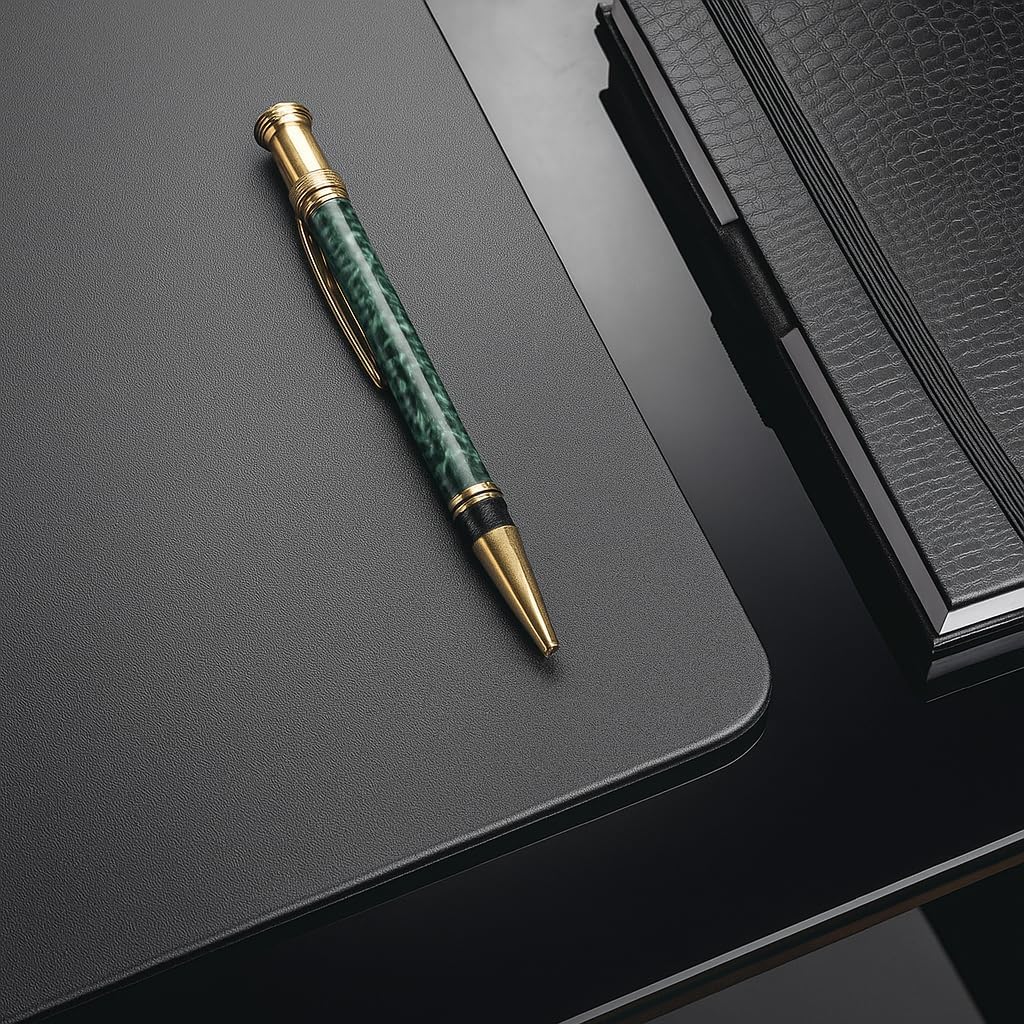 Black Leather 34" x 20" Desk Mat Without Rails - Image 5