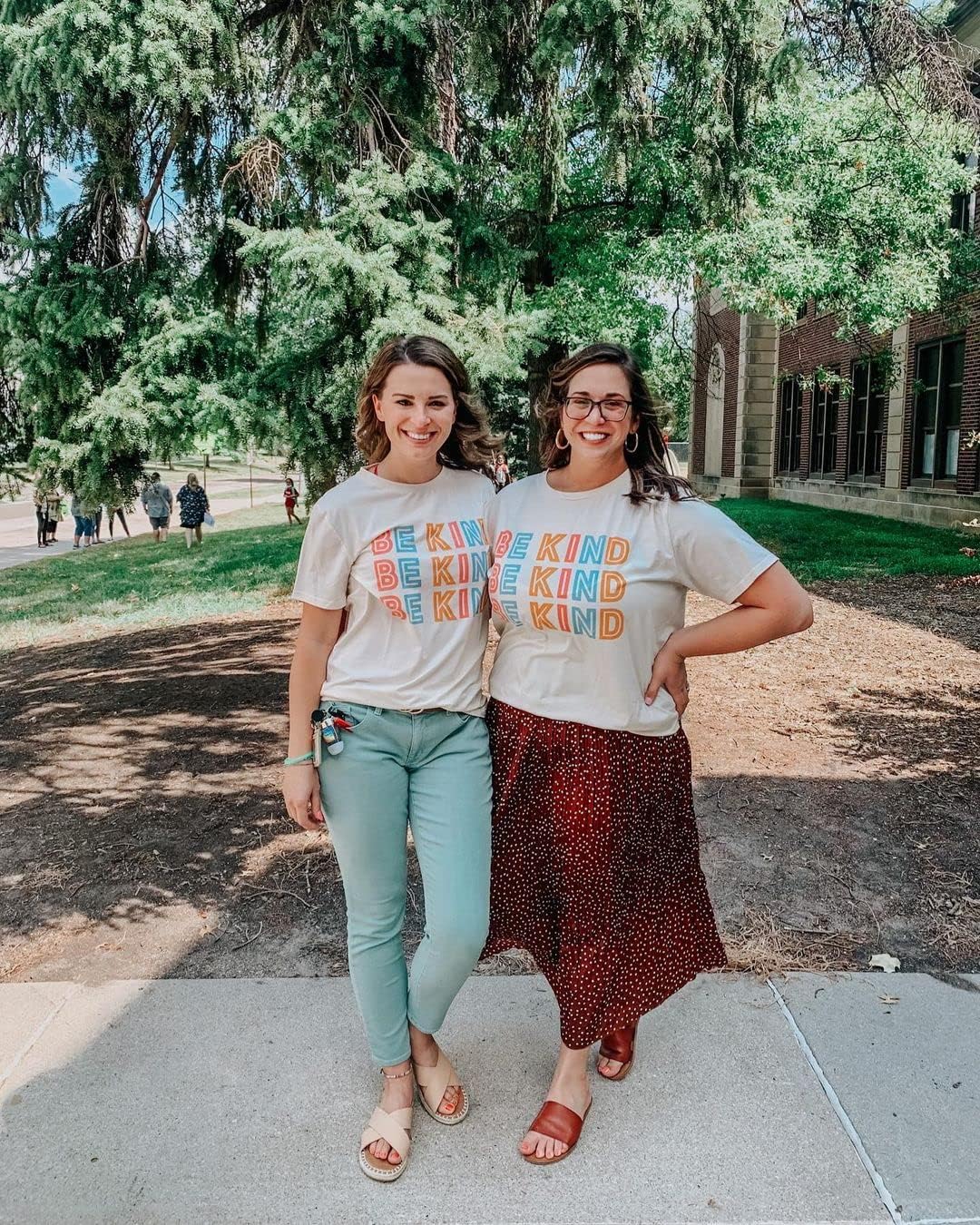 Blooming Jelly Womens Be Kind Shirt Short Sleeve Graphic Tees Loose Fit Tshirts Cute Casual Summer Tops Funny Teacher Outfits - Image 4