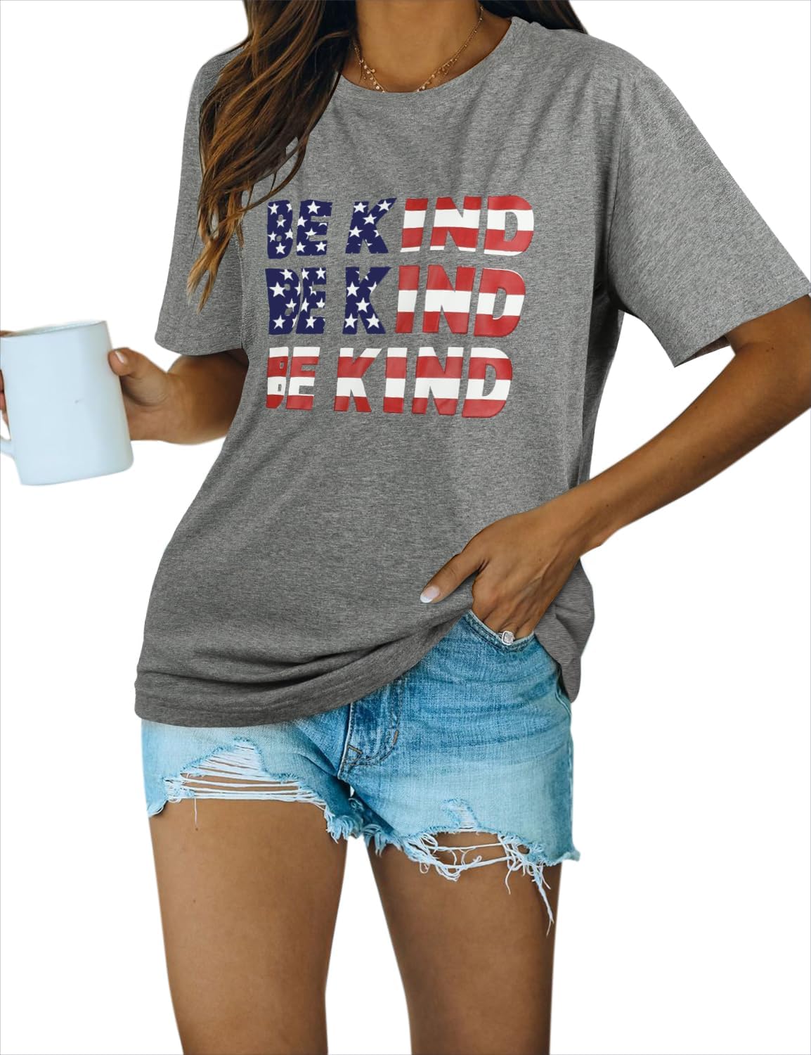 Blooming Jelly Womens Be Kind Shirt Short Sleeve Graphic Tees Loose Fit Tshirts Cute Casual Summer Tops Funny Teacher Outfits - Image 14