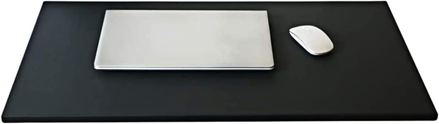 BUBM Office Desk Pad Table Pad Blotter Protector Waterproof PU Surface Mouse Pad Desk Writing Mat No Smell 29.5"x 17.7" with Full Lip - Image 3