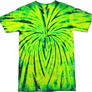 Colortone Spider Tie Dye T-Shirts for Men and Women - Unisex Short Sleeve Tie-Dye T Shirts for Adults