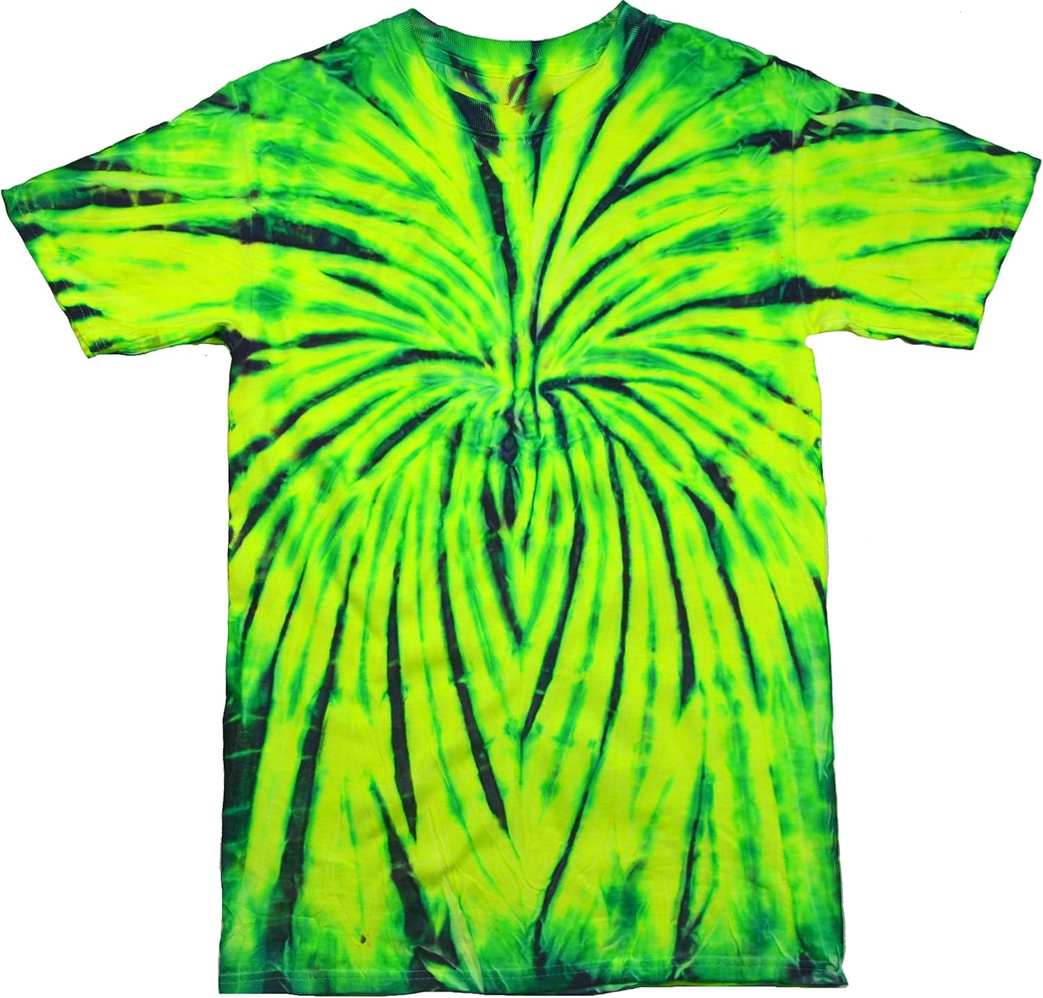 Colortone Spider Tie Dye T-Shirts for Men and Women - Unisex Short Sleeve Tie-Dye T Shirts for Adults