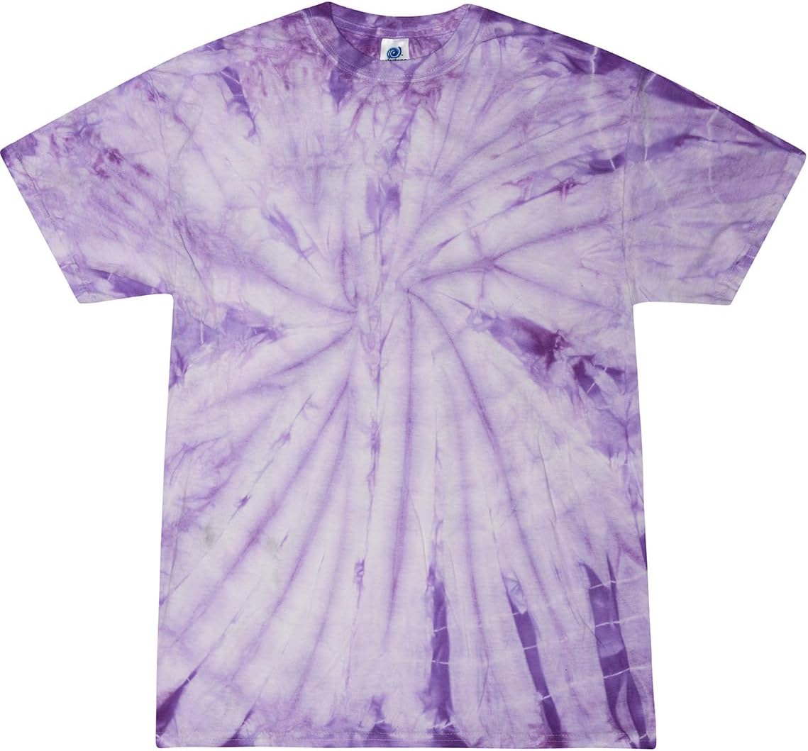 Colortone Spider Tie Dye T-Shirts for Men and Women - Unisex Short Sleeve Tie-Dye T Shirts for Adults - Image 23