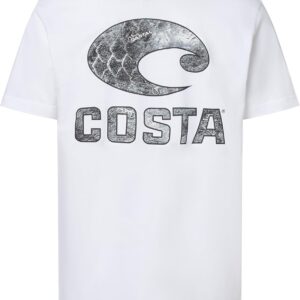 Costa Del Mar Men's Mossy Oak Coastal Short Sleeve Crewneck