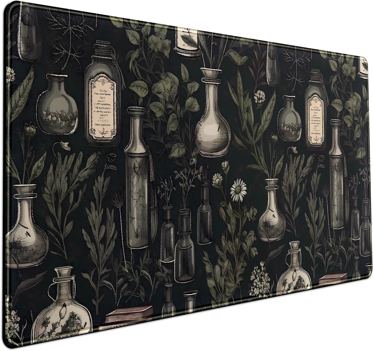 Cute Frog Kawaii Green Desk Decor Mat, Large Gaming Mouse Pad for Computer Keyboard Laptop, Home Office Accessories for Girl (31.5x15.7 in)-with Stitched Edges Pad - Image 19