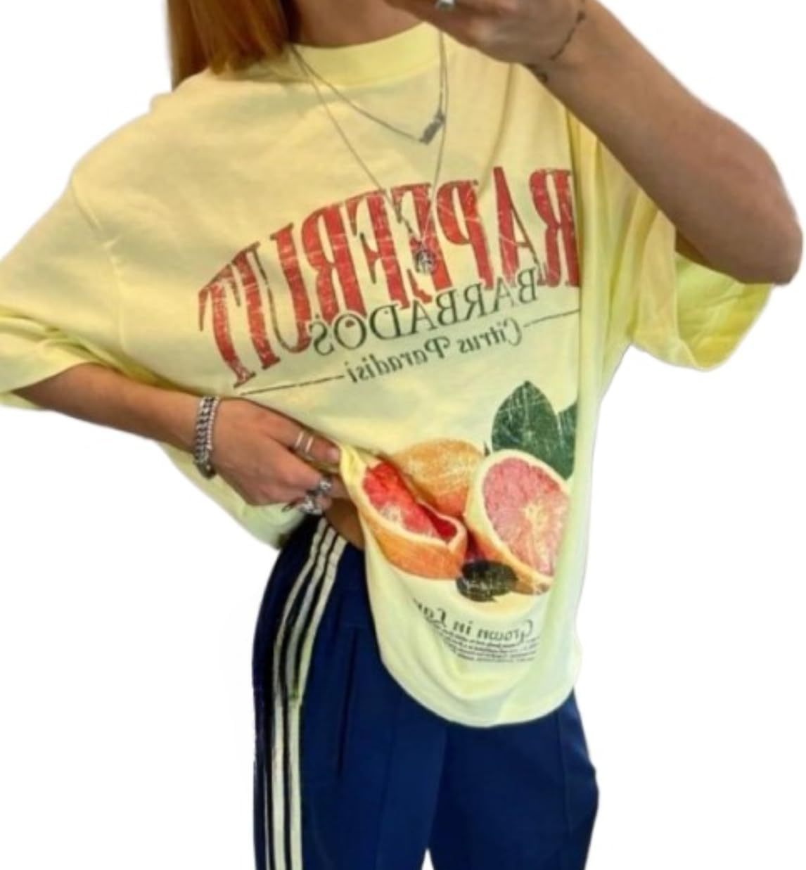 Cute Strawberry Beach Shirts Oversized Graphic Tees Women Short Sleeve Y2k Summer Tops 2000s Aesthetic Preppy Clothes - Image 12