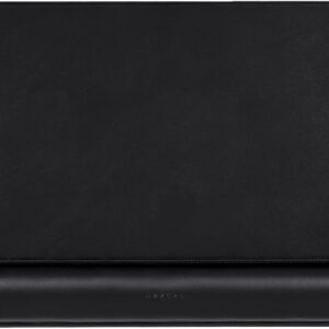 Desk Mat Bundle, Wrist Rest, Office Desk Pad, Large Mouse Pad, Anti-Slip Waterproof Gaming Mouse Pad, Vegan Leather, Desk Writing Pad for Office and Home, Black (31.5” x 15.7” x 0.14”)