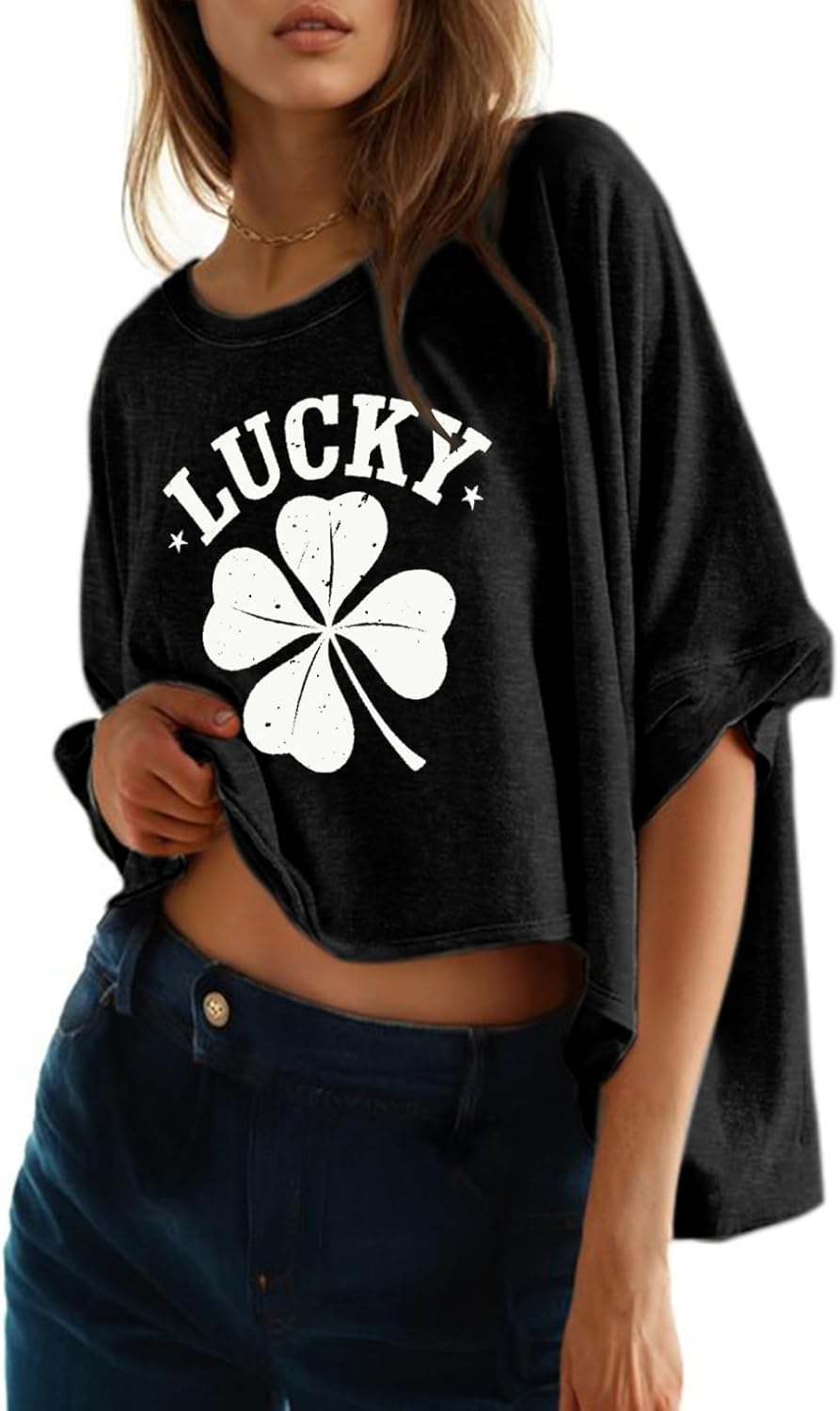 Dokotoo Summer Shirts 2025 Womens Solid T Shirts for Women Loose Oversized Tops Basic Tee - Image 31