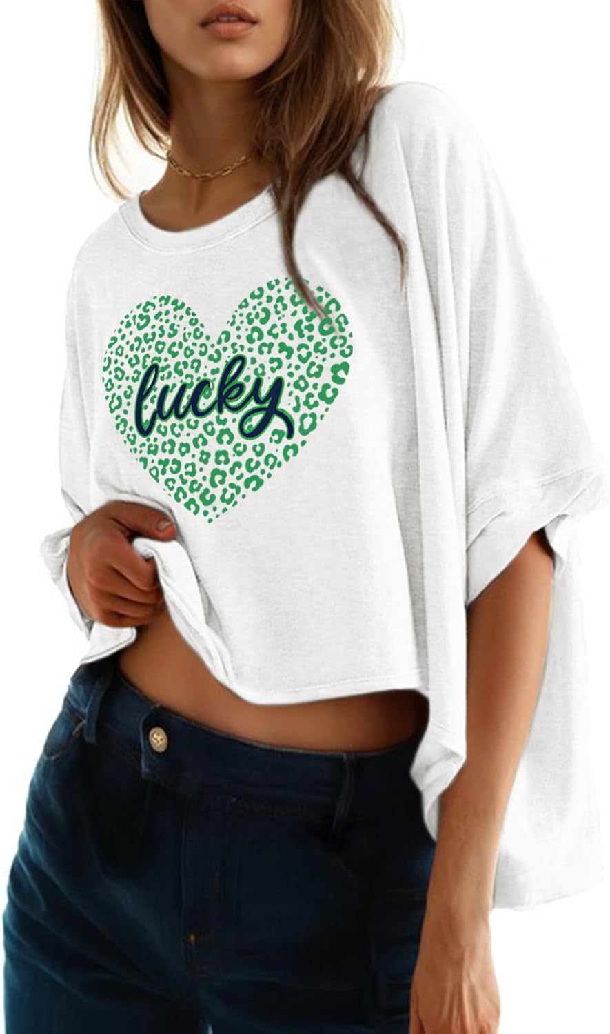 Dokotoo Summer Shirts 2025 Womens Solid T Shirts for Women Loose Oversized Tops Basic Tee - Image 15