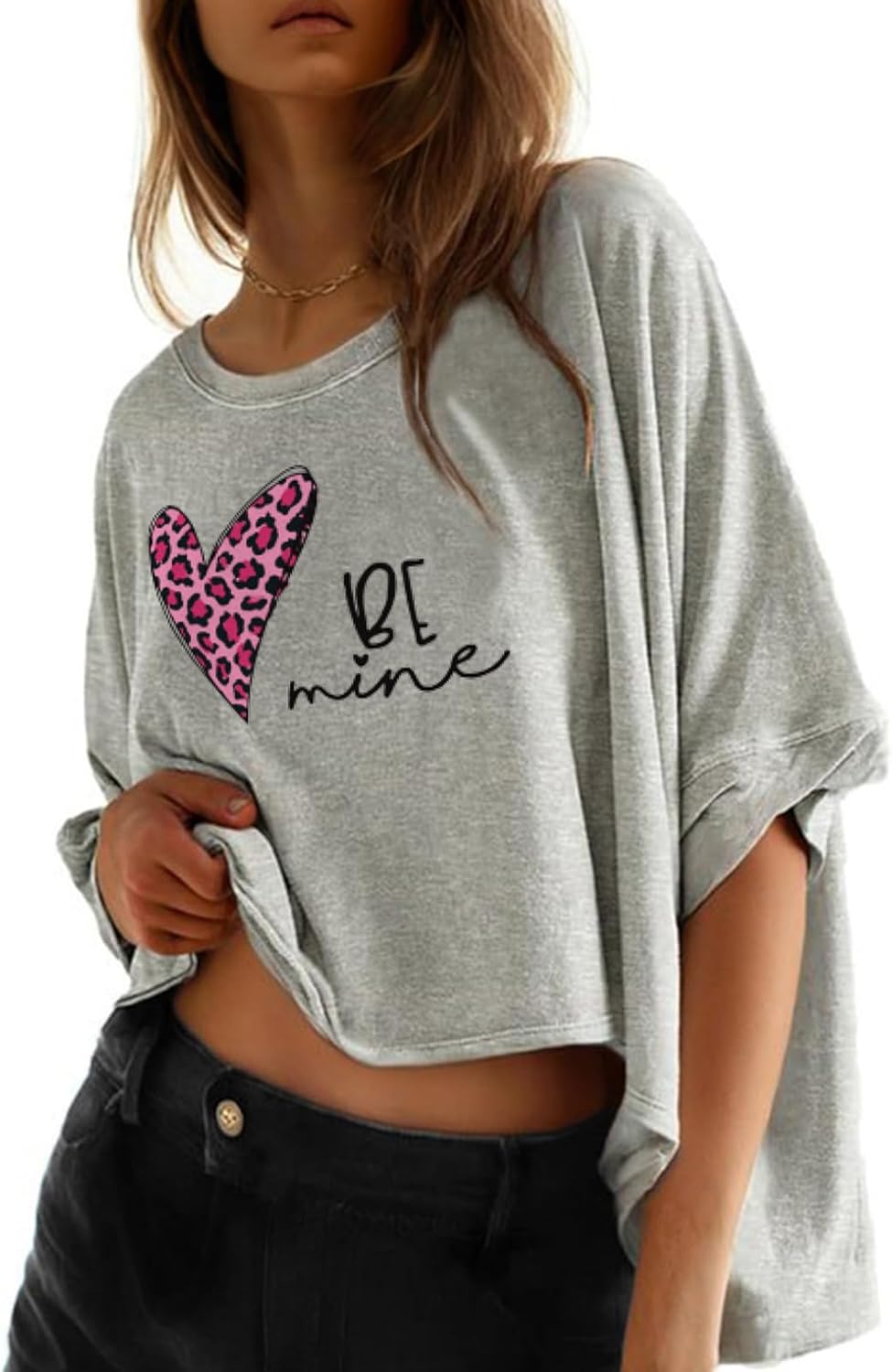 Dokotoo Summer Shirts 2025 Womens Solid T Shirts for Women Loose Oversized Tops Basic Tee - Image 19