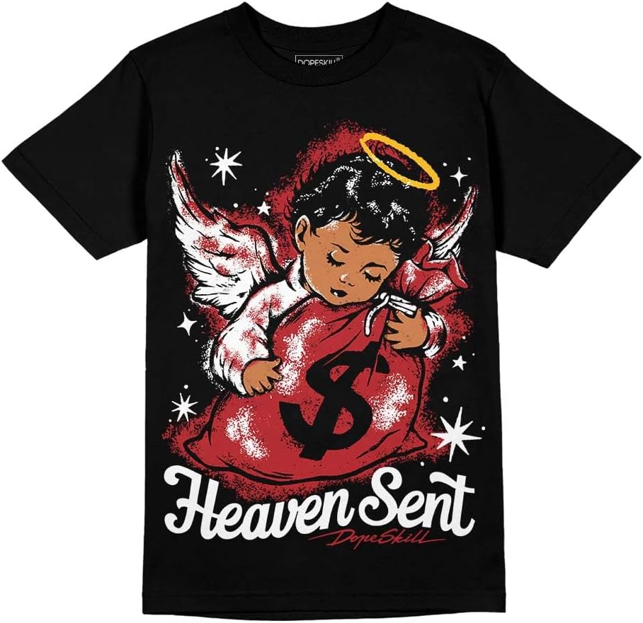 DopeSkill Graphic Tee Streetwear Hip Hop Hypebeast Street Style Crew Neck Unisex T-Shirt Sneaker Colour Matching Shirts Angel - Image 8