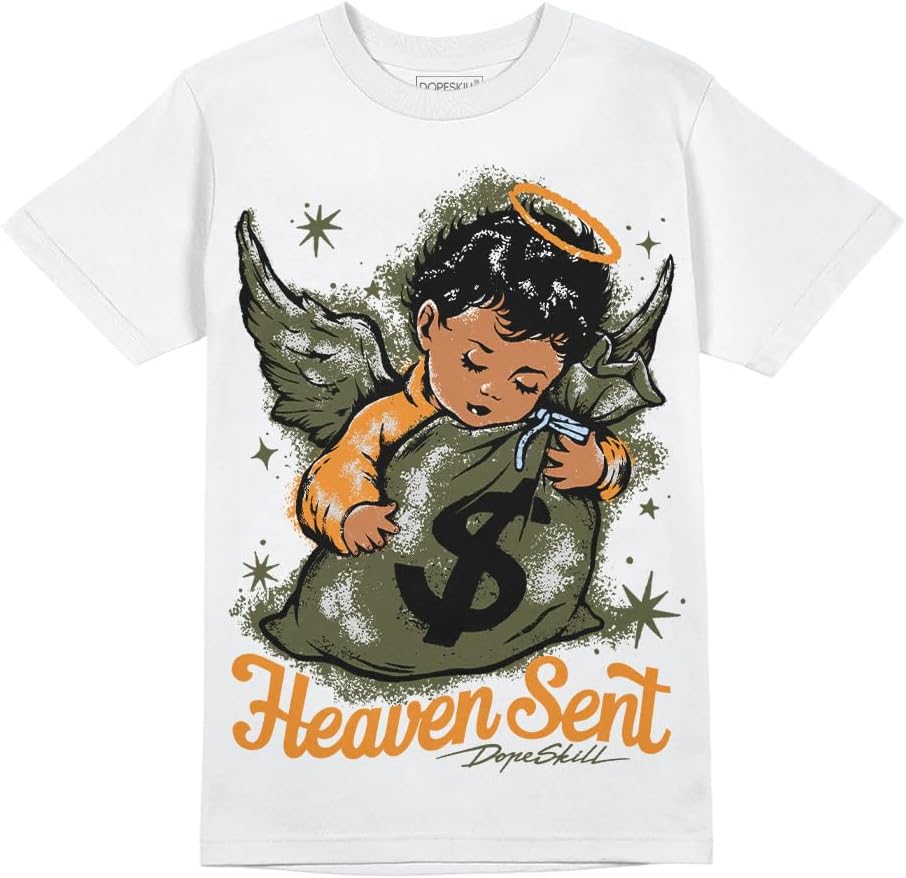 DopeSkill Graphic Tee Streetwear Hip Hop Hypebeast Street Style Crew Neck Unisex T-Shirt Sneaker Colour Matching Shirts Angel - Image 35