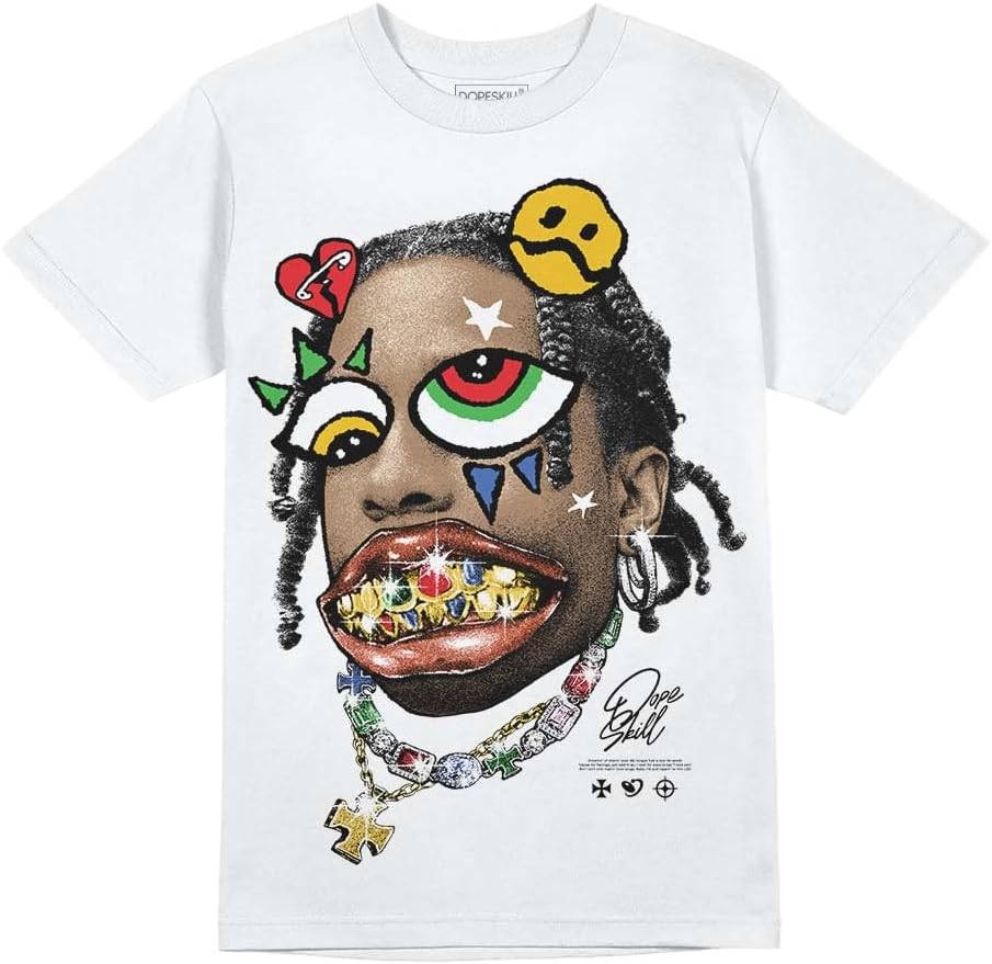 DopeSkill Graphic Tee Streetwear Hip Hop Hypebeast Street Style Crew Neck Unisex T-Shirt Sneaker Colour Matching Shirts Angel - Image 19