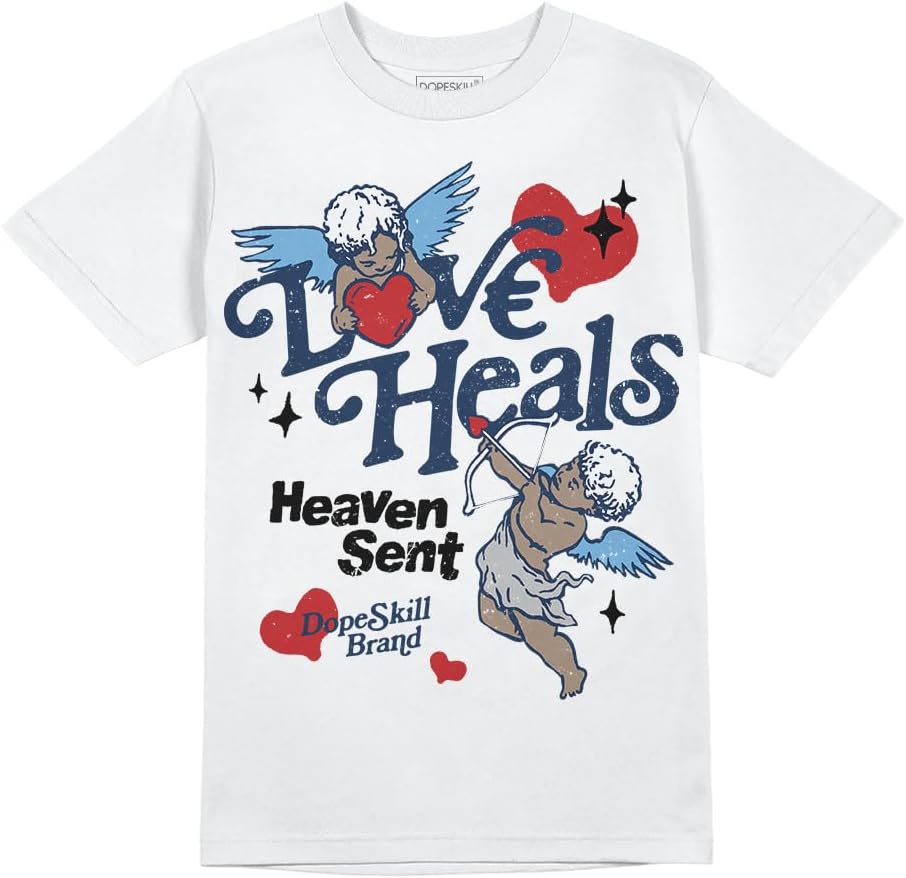 DopeSkill Graphic Tee Streetwear Hip Hop Hypebeast Street Style Crew Neck Unisex T-Shirt Sneaker Colour Matching Shirts Angel - Image 23