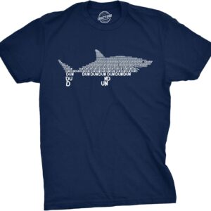 Funny Shark T Shirts for Men Jaws Shirts for Guys Funny Graphic Tees for Shark Week