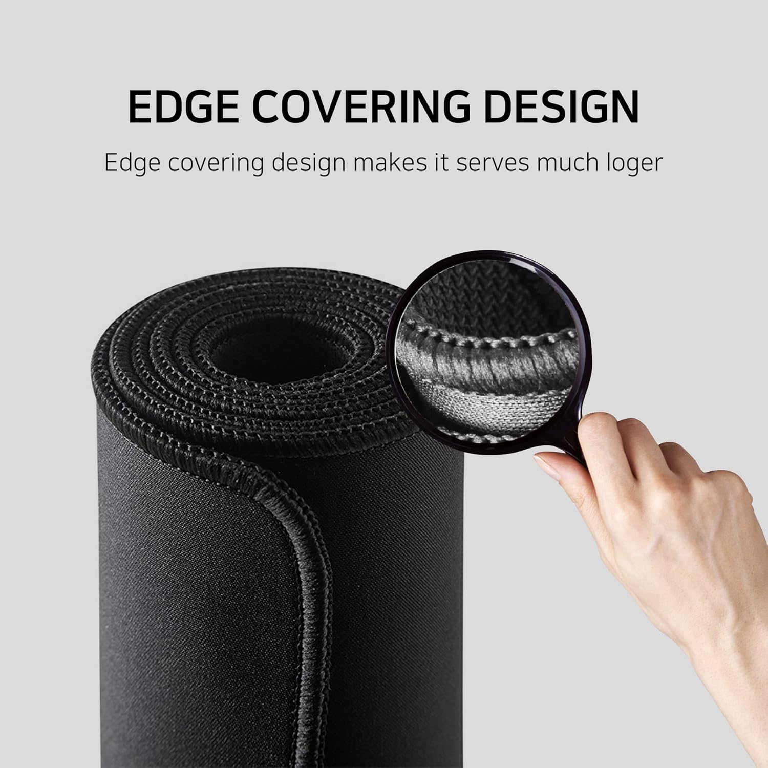 Gorilla Stimpack 4XL Huge Mouse Pads Oversized Giant Mouse Pad (60''x30''x0.12'') - XXXXL Extended Mousepad Full Desk Mat Suitable for Gamers - Black - Image 3