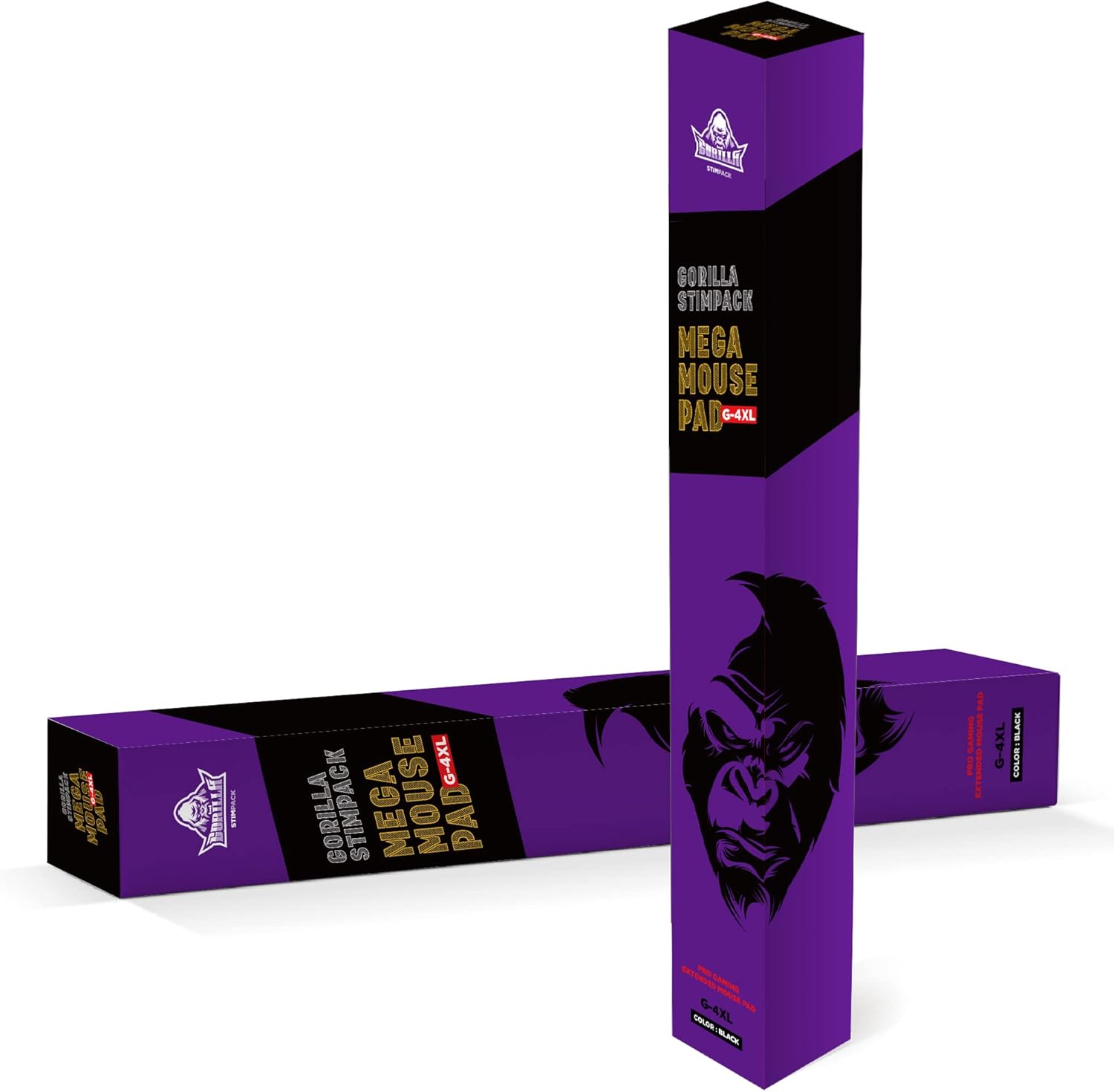 Gorilla Stimpack 4XL Huge Mouse Pads Oversized Giant Mouse Pad (60''x30''x0.12'') - XXXXL Extended Mousepad Full Desk Mat Suitable for Gamers - Black - Image 8