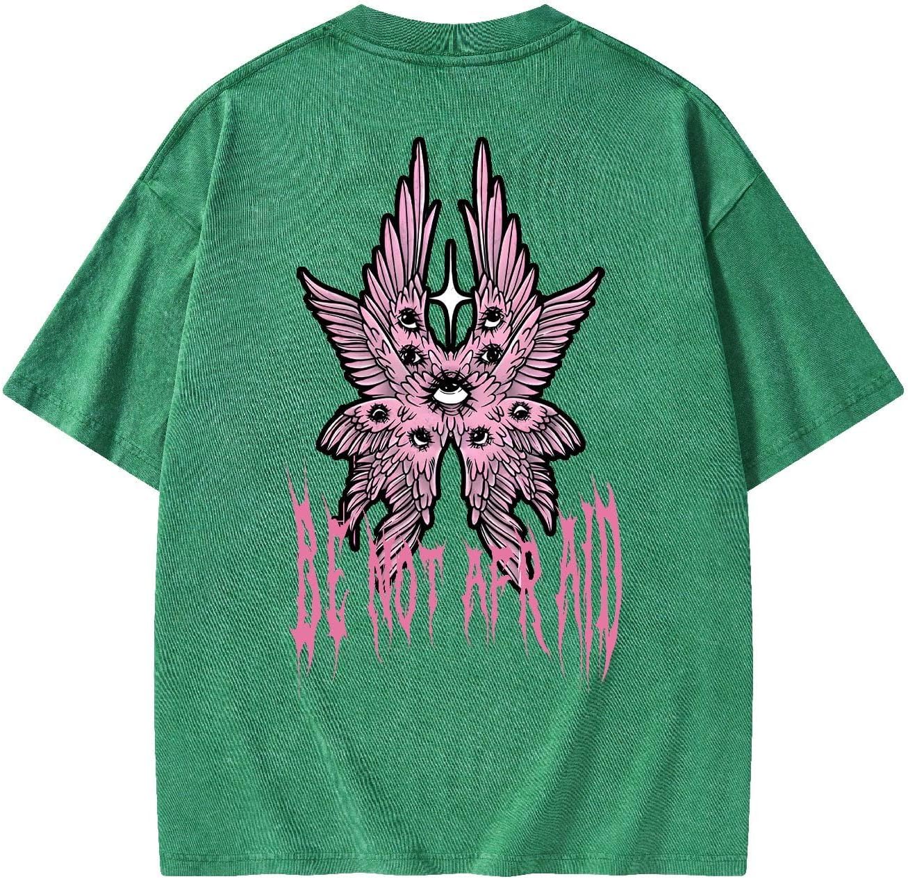 Graphic Tees Summer Women Men Cotton Novelty Oversized Crew Archangel Christian Washed