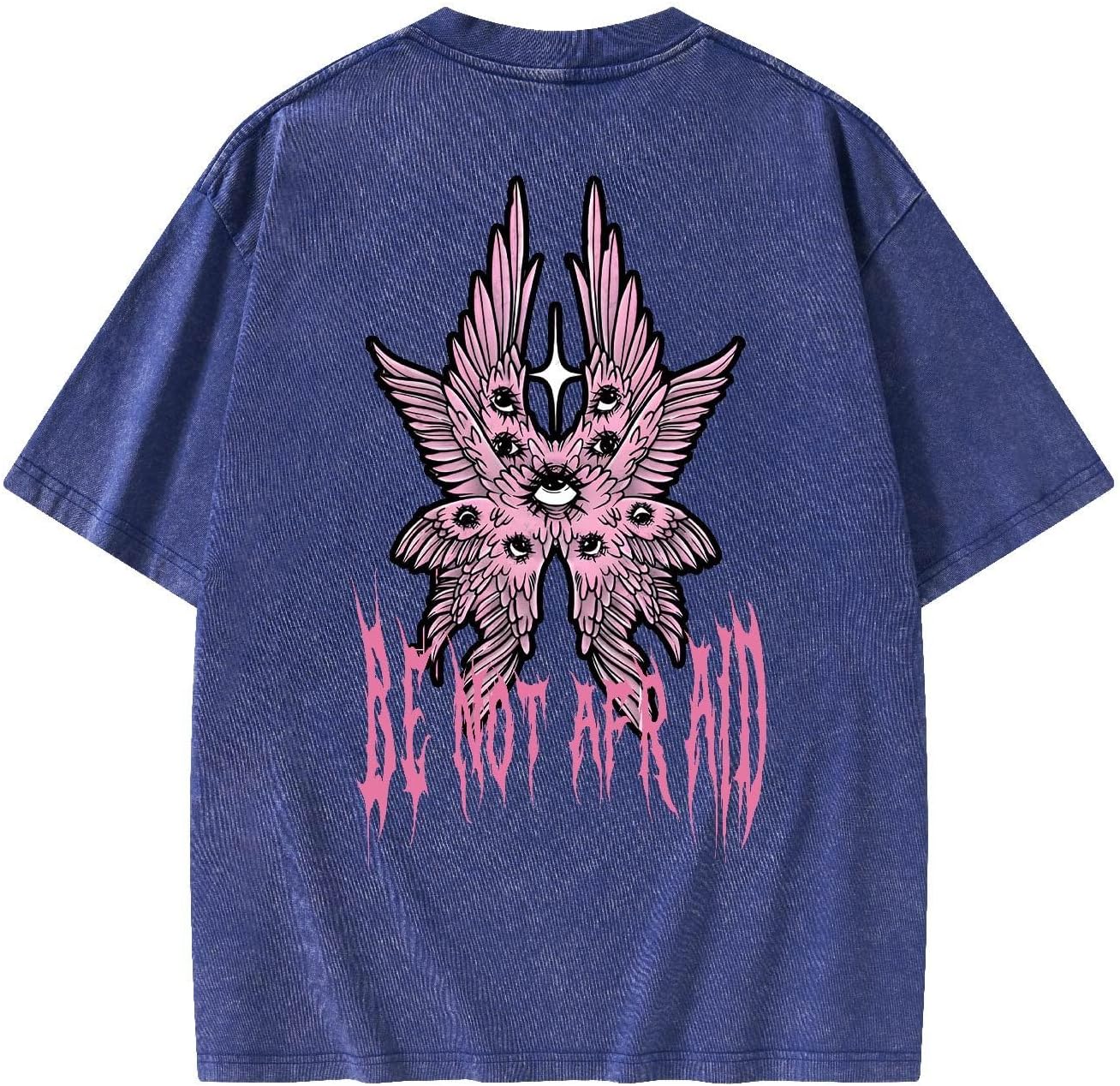 Graphic Tees Summer Women Men Cotton Novelty Oversized Crew Archangel Christian Washed - Image 11