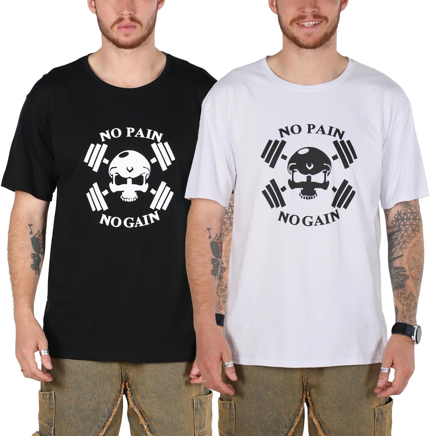 GZXISI Men's T Shirt Short Sleeve Crew Neck T-Shirt Casual Summer Classic Tops Basic Tee Shirts - Image 12