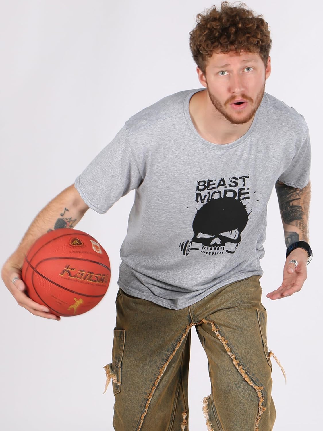 GZXISI Men's T Shirt Short Sleeve Crew Neck T-Shirt Casual Summer Classic Tops Basic Tee Shirts - Image 3