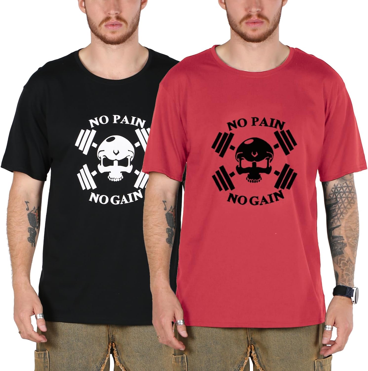 GZXISI Men's T Shirt Short Sleeve Crew Neck T-Shirt Casual Summer Classic Tops Basic Tee Shirts - Image 15