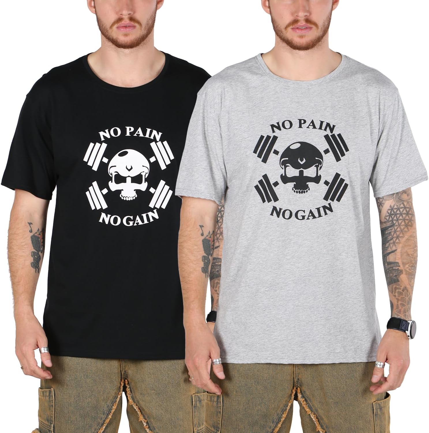 GZXISI Men's T Shirt Short Sleeve Crew Neck T-Shirt Casual Summer Classic Tops Basic Tee Shirts - Image 8