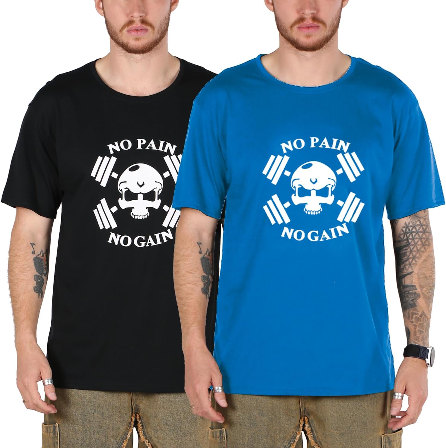 GZXISI Men's T Shirt Short Sleeve Crew Neck T-Shirt Casual Summer Classic Tops Basic Tee Shirts - Image 11