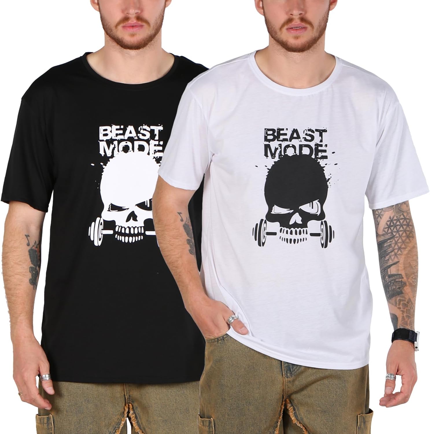 GZXISI Men's T Shirt Short Sleeve Crew Neck T-Shirt Casual Summer Classic Tops Basic Tee Shirts - Image 14