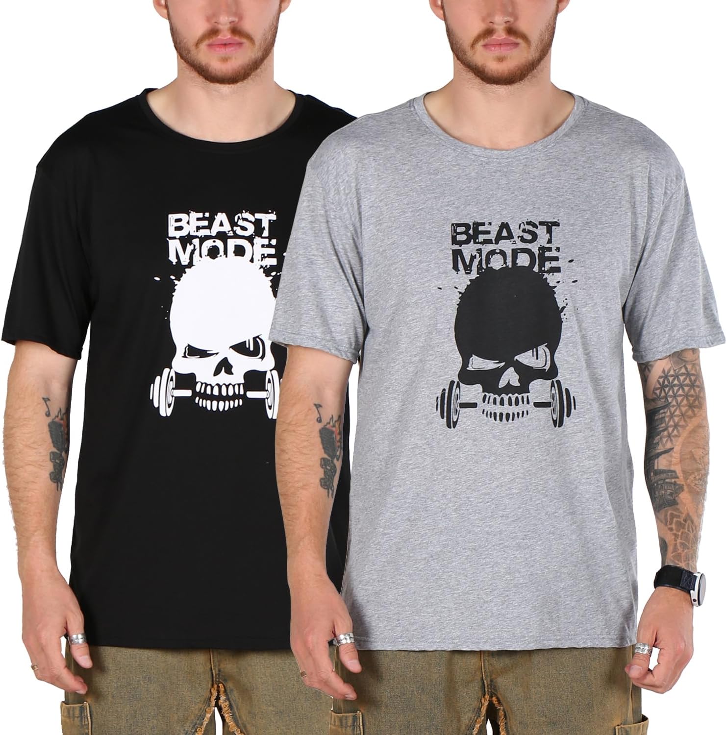 GZXISI Men's T Shirt Short Sleeve Crew Neck T-Shirt Casual Summer Classic Tops Basic Tee Shirts