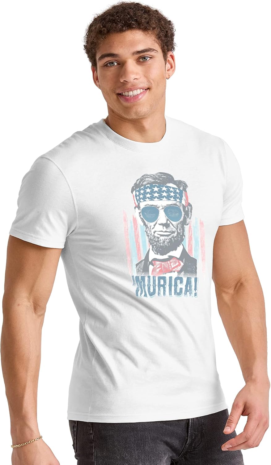 Hanes Men's Essentials Short Sleeve Graphic Tee - Image 6