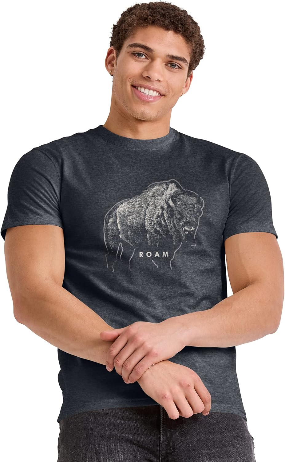 Hanes Men's Essentials Short Sleeve Graphic Tee - Image 13