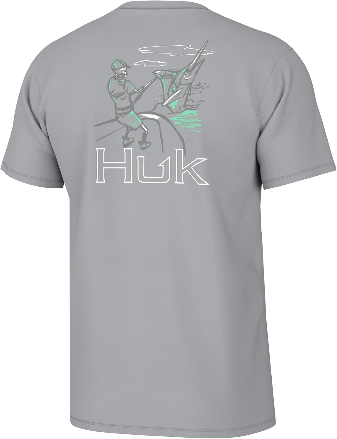 HUK Men's Fishing Graphic Tee, Performance Short Sleeve, Quick-Dry - Image 8