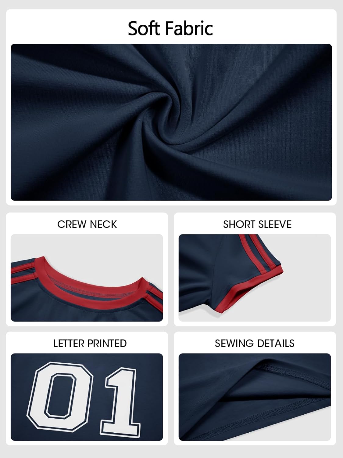 Imily Bela Womens Summer Crop Tops Y2k Baby Tees Cute Letter Print Short Sleeve Vintage T Shirt - Image 5