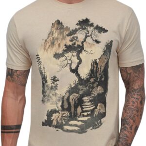 INTO THE AM Graphic Tees for Men S - 4XL Premium Short Sleeve Colorful T-Shirts Trippy Space Designs